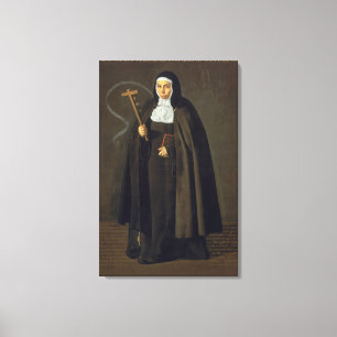 Lienzo Madre Maria Jeronima de la Fuente, 1620