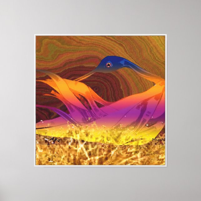 Lienzo Madre Pájaro (Anverso)