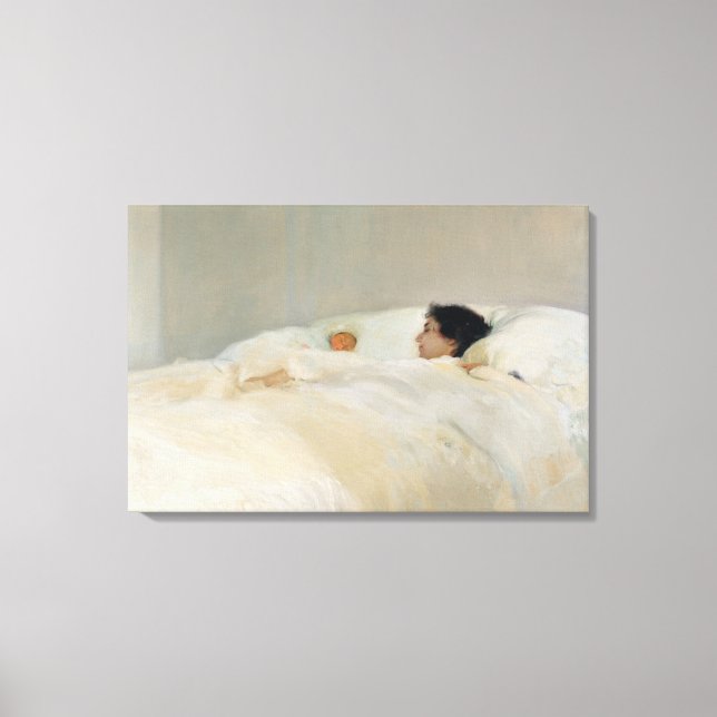 Lienzo Madre pintada por Joaquin Sorolla (Anverso)