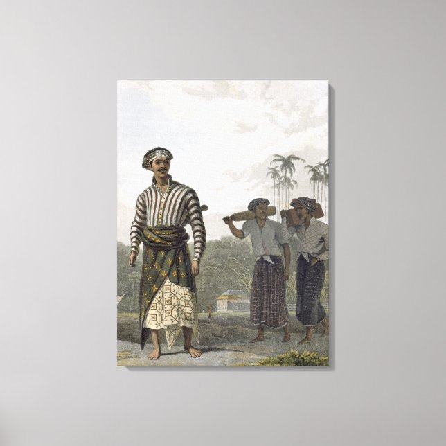 Lienzo Madurese de la clasificación de Mantu, plato 7 de  (Anverso)