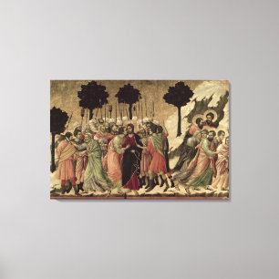 Lienzo Maesta: Traición de Cristo, 1308-11