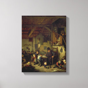 Lienzo Maestría escolar, c.1662 (petróleo en panel)