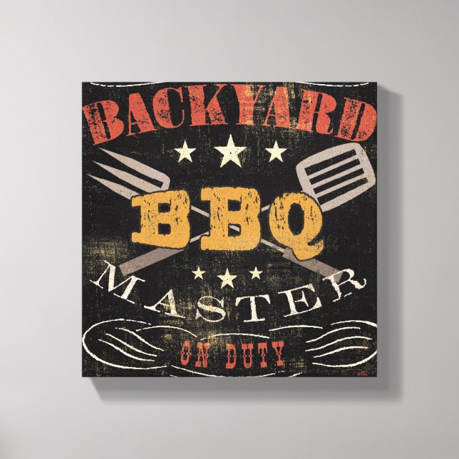 Lienzo Maestro BBQ Backyard (Anverso)