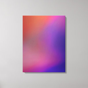 Lienzo Magenta Rosa Naranja Púrpura y Rojo Abstracto