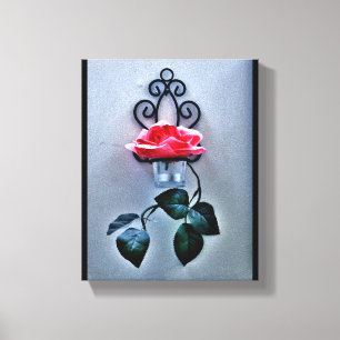 Lienzo Magenta Rosa Sconce