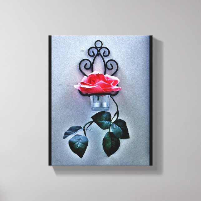 Lienzo Magenta Rosa Sconce (Anverso)