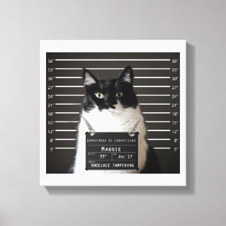 Lienzo Maggie Cat Mug Shot