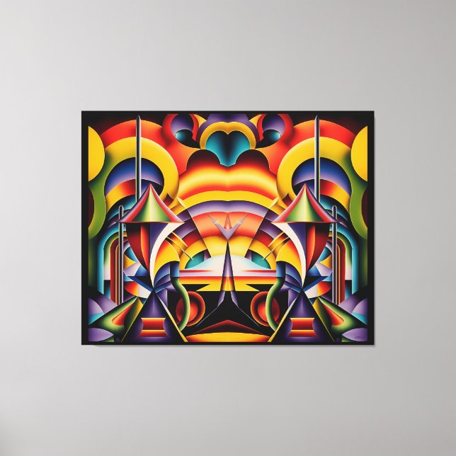 Lienzo Magic Faces in Magic Places (Anverso)