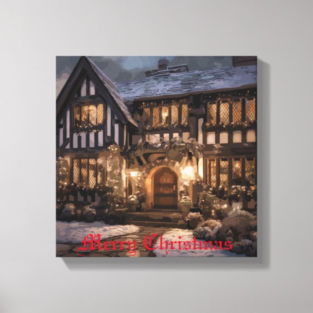 Lienzo Mágica de Navidades Rústicos (Anverso)