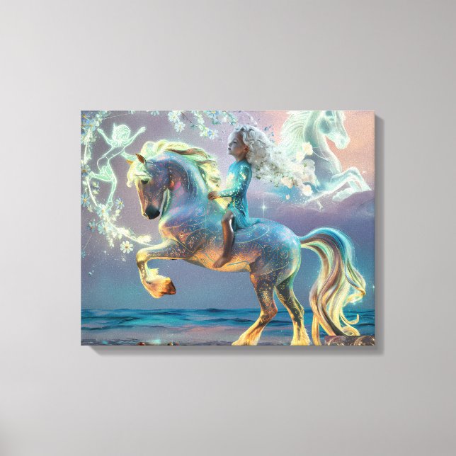 Lienzo Magical Beach Ride (Anverso)