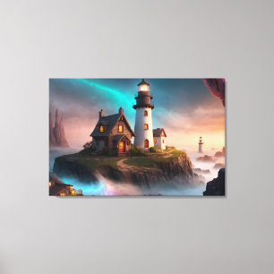 Lienzo Magical Lighthouse Scene