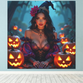 Lienzo Magische Halloween-Nacht