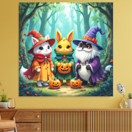 Lienzo Magische Halloween-Nacht