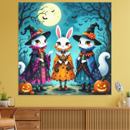 Lienzo Magische Halloween-Nacht
