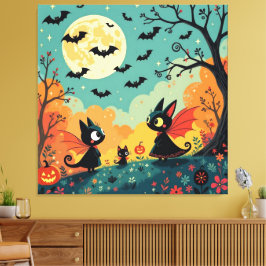 Lienzo Magische Halloween-Nacht