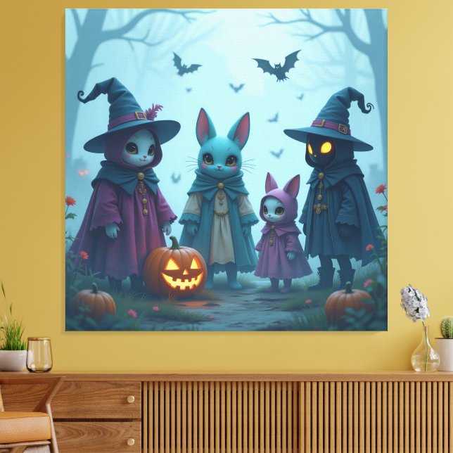 Lienzo Magische Halloween-Nacht  (Insitu (Sala de estar))