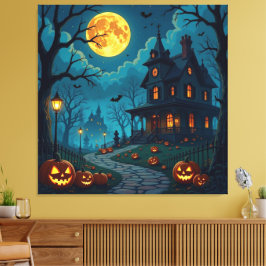 Lienzo Magische Halloween-Nacht