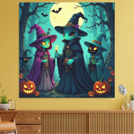 Lienzo Magische Halloween-Nacht