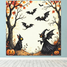 Lienzo Magische Halloween-Nacht