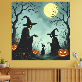 Lienzo Magische Halloween-Nacht