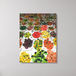 Lienzo Magnates hechos a mano, Street Fair, Nueva York Ci