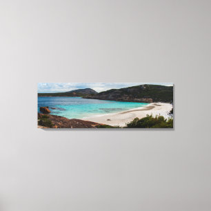 Lienzo Magnífica y aislada bahía
