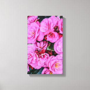 Lienzo magníficas flores rosas