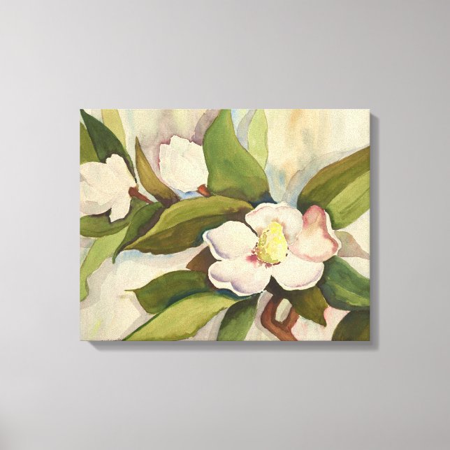Lienzo Magnolia Blossoms (Anverso)