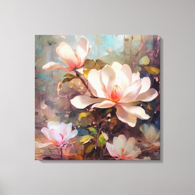 Lienzo Magnolia Blossoms Bella Artes (Anverso)