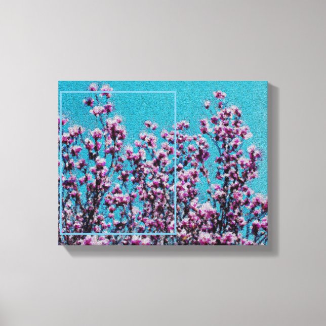 Lienzo Magnolia Blossoms Blue Sky Crea tu propia foto (Anverso)