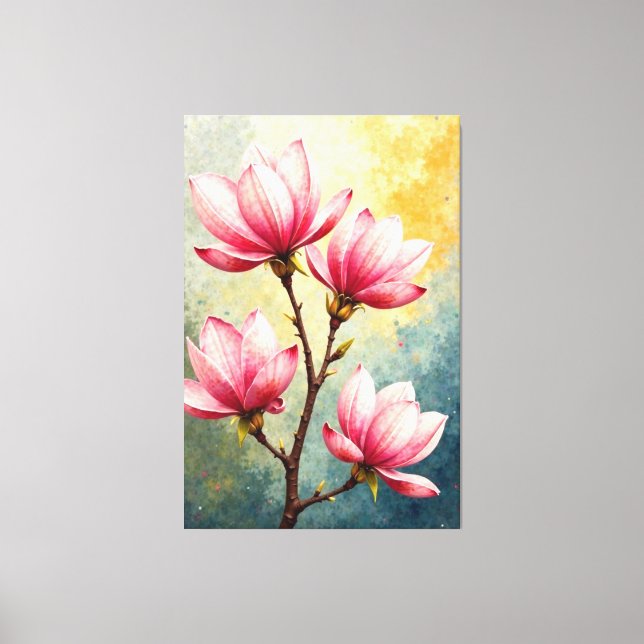 Lienzo Magnolia Grace (Anverso)