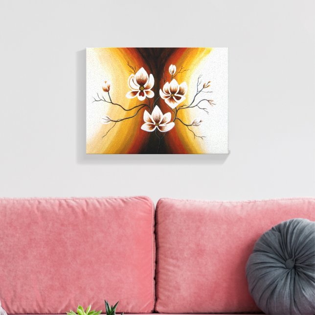 Lienzo Magnolien, Acryl -  (Insitu (Sala de estar))