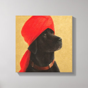 Lienzo Maharajá pensativo 2010