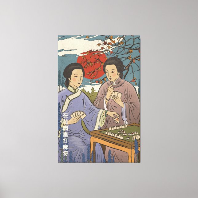 Lienzo Mahjong (Anverso)