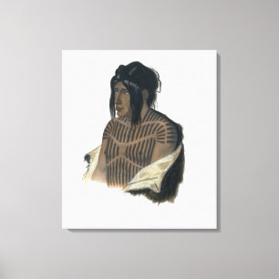 Lienzo Mahsette-Kuiuab, jefe de los indios del Cree,