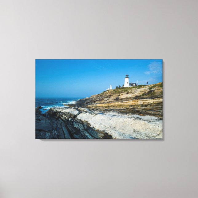 Lienzo Maine, Pemaquid Point, Faro de Pemaquid Point (Anverso)