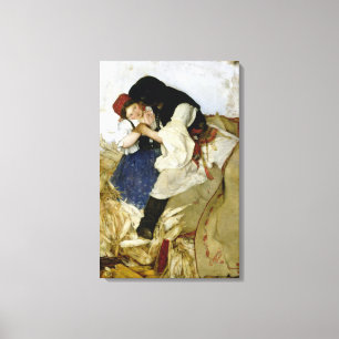 Lienzo Maíz que descascara, 1885