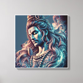 Lienzo Majestad divina: Shiva en el esplendor celeste