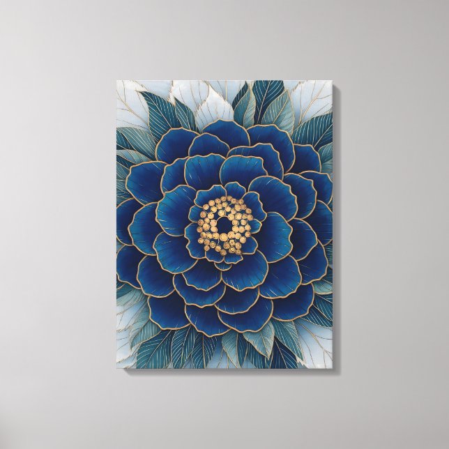 Lienzo Majestic Bloom (Anverso)