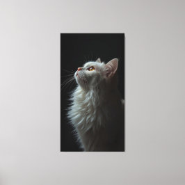 Lienzo Majestic Cat Portrait Strength & Royal Confidence