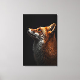 Lienzo Majestic Fox Portrait, Strength & Royal Confidence