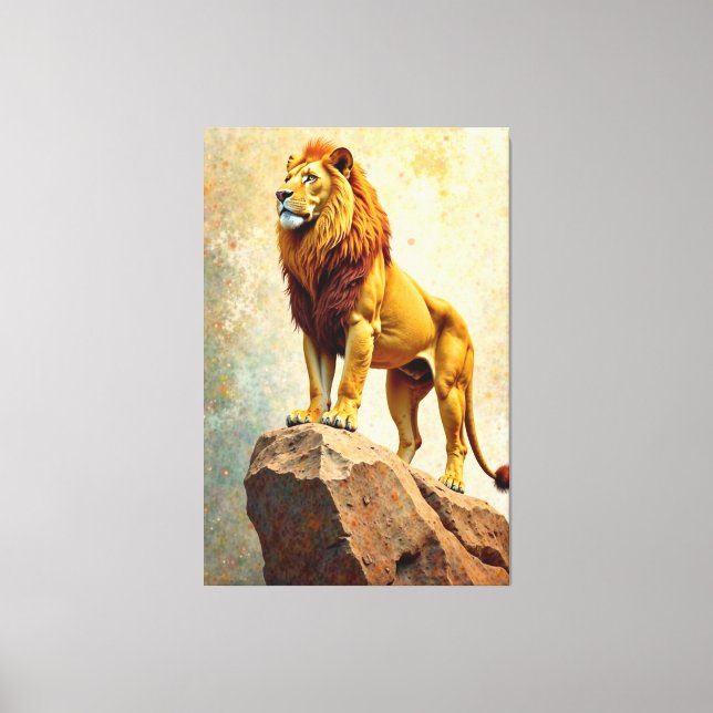 Lienzo Majestic Roar (Anverso)