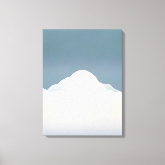 Lienzo Majestic Sunrise Over Snow-Capped Mountain (Anverso)