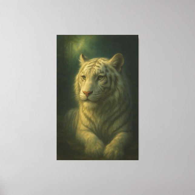 Lienzo Majestic White Tiger – Fine Art (Anverso)