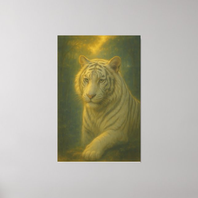 Lienzo Majestic White Tiger – Fine Art (Anverso)