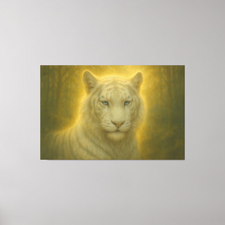 Lienzo Majestic White Tiger – Fine Art Print