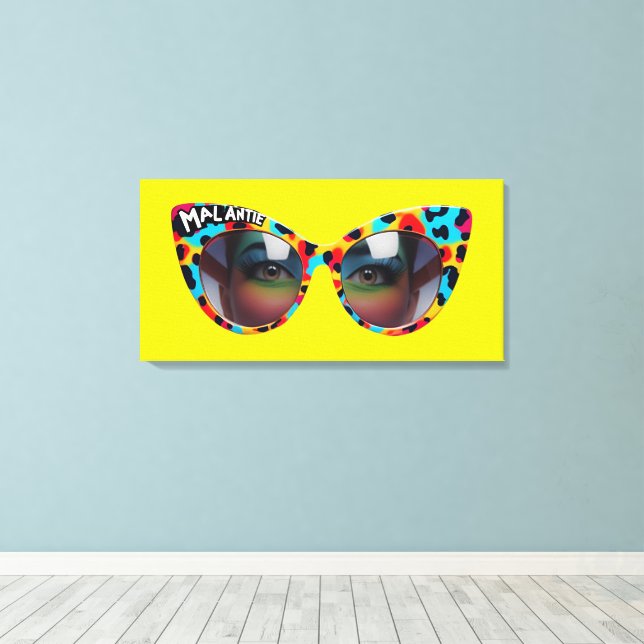 Lienzo MAL ANTIE / Crazy Aunt Afrikaans humor (Insitu (piso de madera))