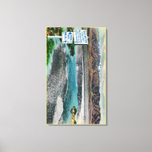 Lienzo Mala agua en el monumento nacional de Death Valley