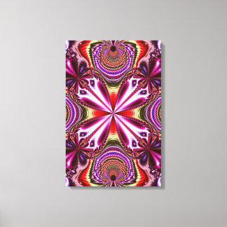 Lienzo Mallart abstracto de forma moderna de mariposa