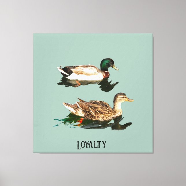Lienzo Mallas de los Ducks (Anverso)